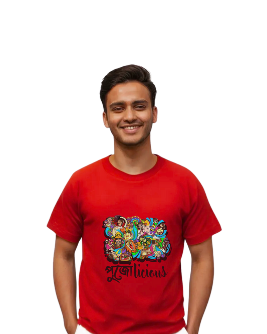 Pujo licious Unisex Classic Crew T-Shirt